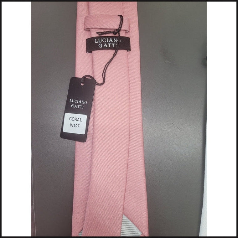 Luciano Gatti Solid Neck Ties-Windsor-That Guy's Secret