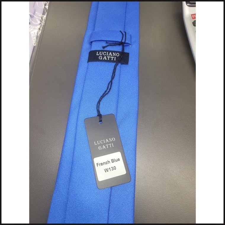 Luciano Gatti Solid Neck Ties-Windsor-That Guy's Secret