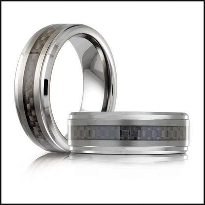 Men’s Tungsten Ring — Malo — Comfort Fit-Ring-That Guy's Secret