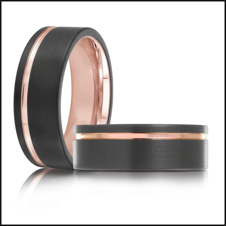 Men’s Tungsten Ring — Malo — Comfort Fit-Ring-That Guy's Secret