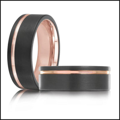 Men’s Tungsten Ring — Malo — Comfort Fit-Ring-That Guy's Secret