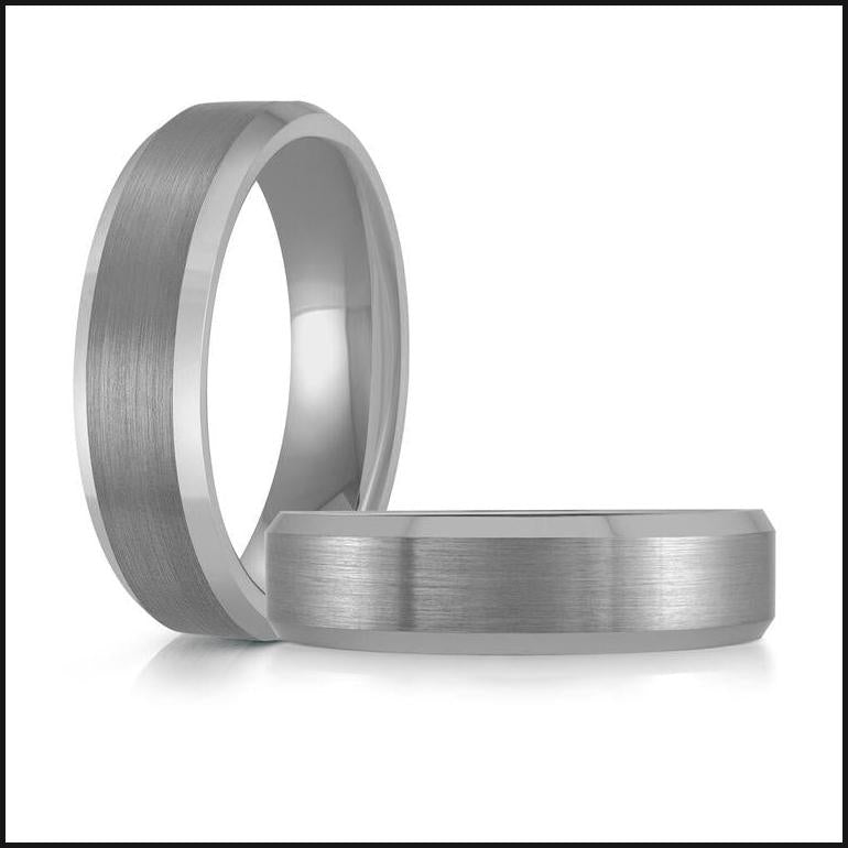 Men’s Tungsten Ring — Malo — Comfort Fit-Ring-That Guy's Secret