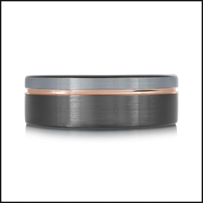 Men’s Tungsten Ring — Malo — Comfort Fit-Ring-That Guy's Secret