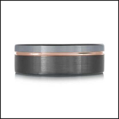 Men’s Tungsten Ring — Malo — Comfort Fit-Ring-That Guy's Secret