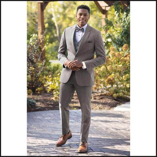 Michael Kors Medium Grey Performance Stretch Wedding Suit 350-Tuxedo Rental-That Guy's Secret