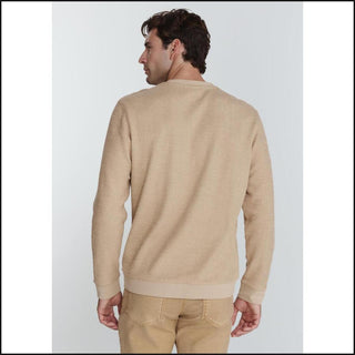 Monterey Oversized Textured Sweatshirt - Tan - That Guy's Secret