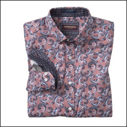 PRINTED COTTON SHIRT-Button-Down Shirt-That Guy's Secret