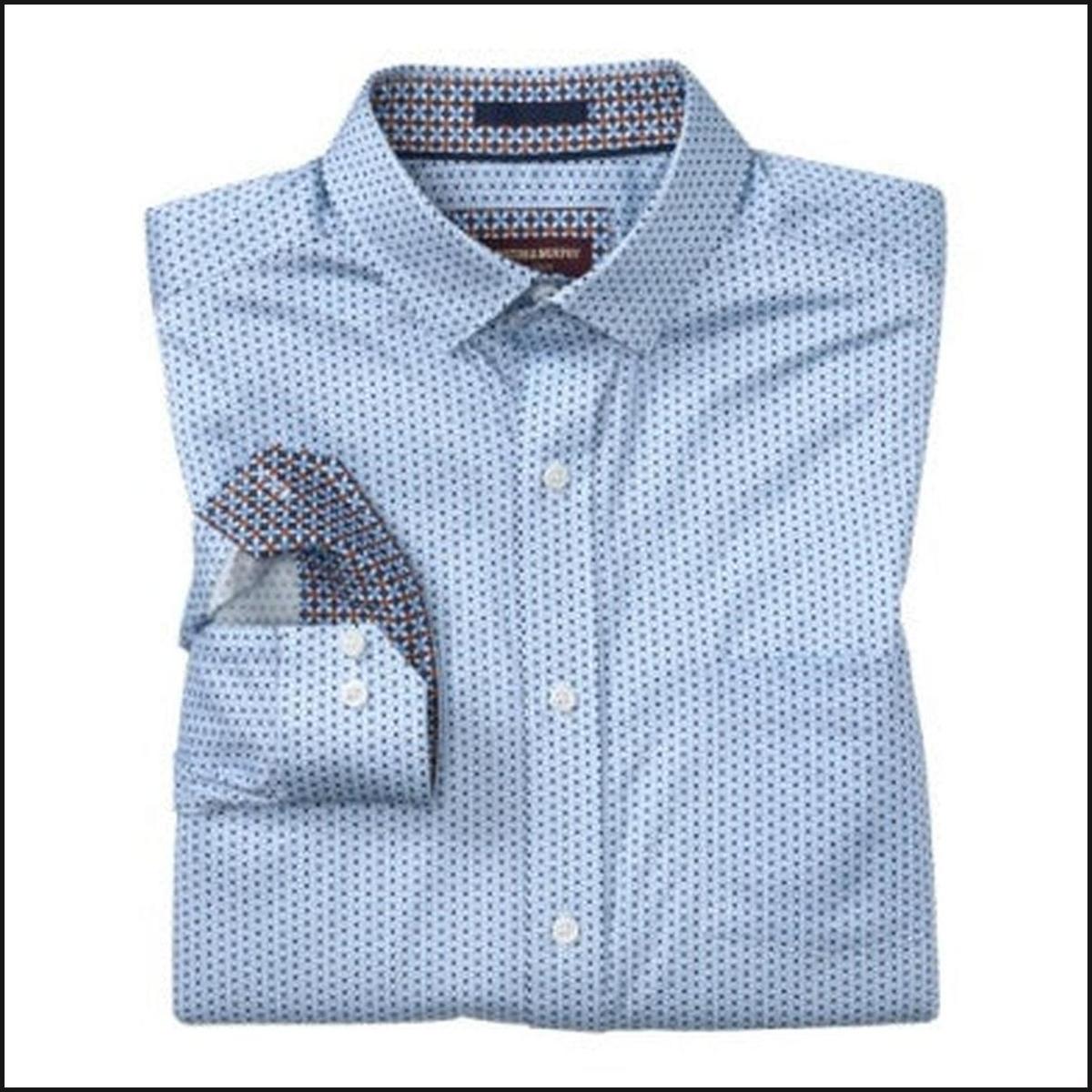 PRINTED COTTON SHIRT-Button-Down Shirt-That Guy's Secret