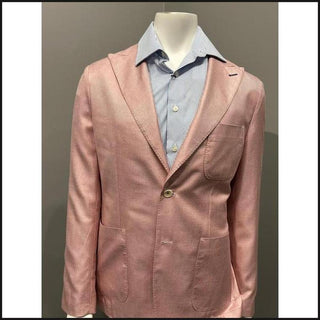 Pastel Pink Silk Blazer-Blazer-That Guy's Secret