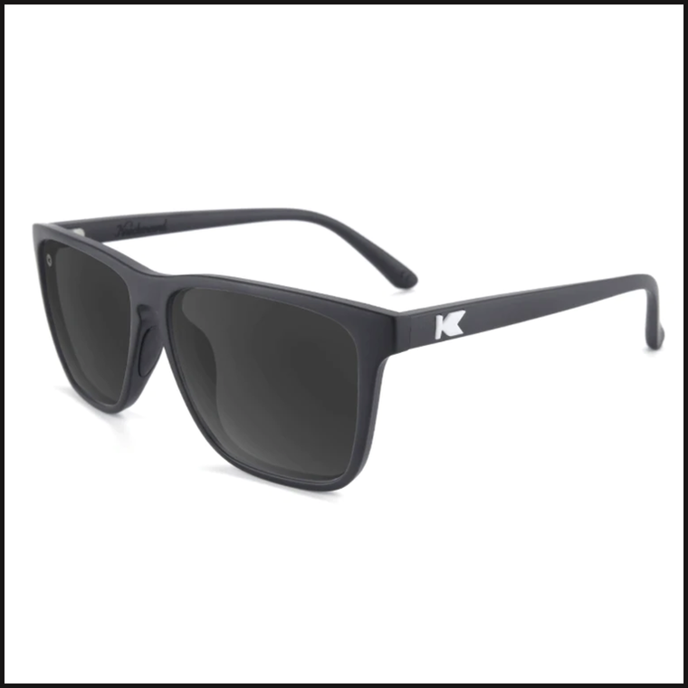 Polarized Fast Lanes Sport Sunglasses - Black / Smoke-Sunglasses-That Guy's Secret