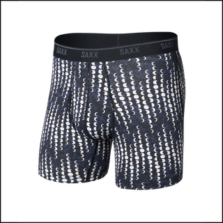 Quest Quick Dry Mesh Boxer Brief - Moonrise-Black