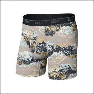 Quest Quick Dry Mesh Boxer Brief - Summits-Cinder