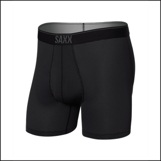 Quest Quick Dry Mesh Boxer Brief - Black II