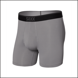 Quest Quick Dry Mesh Boxer Brief - Dark Charcoal II