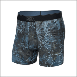 Quest Quick Dry Mesh Boxer Brief - Smokey Mountains