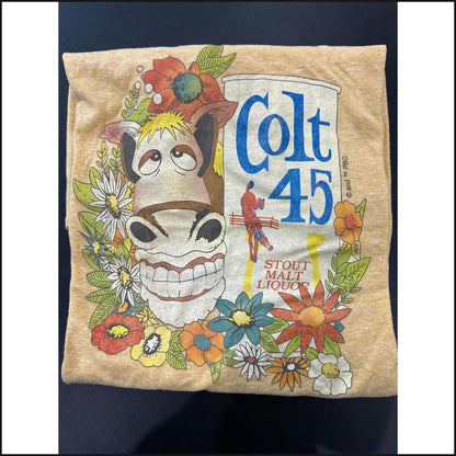 Retro Brand Graphic T-Shirt-Graphic Crew Neck T-Shirt-That Guy's Secret