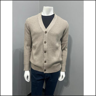 Ribbed Cardigan Sweater - That Guy's Secret
