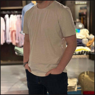 Roll Neck Crew Tee - That Guy's Secret