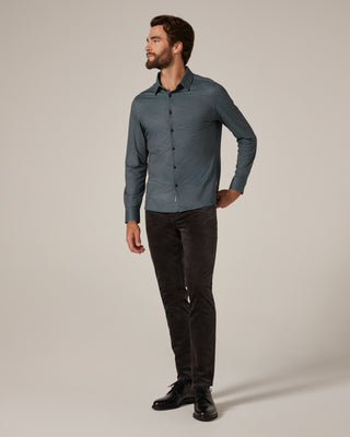 Warren Long Sleeve Shirt - Olive - 7Diamonds - That Guy's Secret