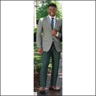 Sage Plaid Metro Coat 323M - That Guy's Secret
