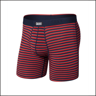 Saxx Vibe Xtra - Micro Stripe-Maroon