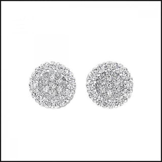 Silver Cluster Stud Earrings-Earrings-That Guy's Secret