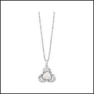 Silver Decorative Pearl Pendant-necklace-That Guy's Secret