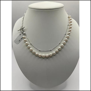 Silver & Pearl Necklace - That Guy's Secret