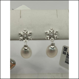 Silver & Pearl Petite Earrings - That Guy's Secret