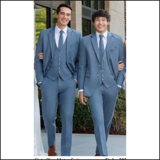 Slate Blue Metro Suit 318M - That Guy's Secret