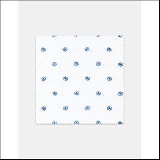 Performance Navy Floral Dot Print N194 swatch