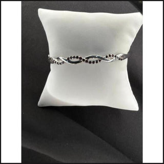 Sterling Silver Bangle – 0.45 Carats-Bangle-That Guy's Secret