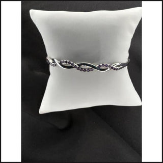 Sterling Silver Bangle – 0.58 Carats-Bangle-That Guy's Secret