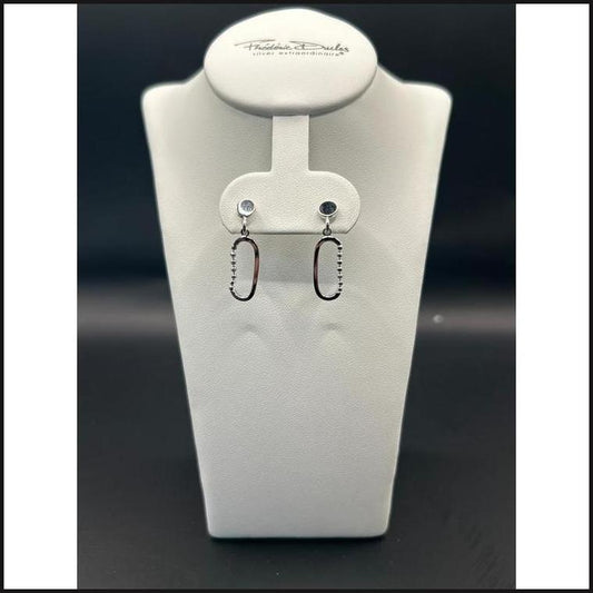 Sterling Silver Fugue Earrings-Earrings-That Guy's Secret
