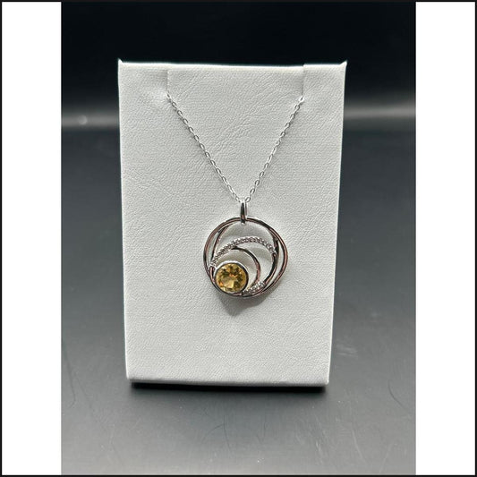 Sterling Silver Necklace – 1.80 Carats-Necklace-That Guy's Secret