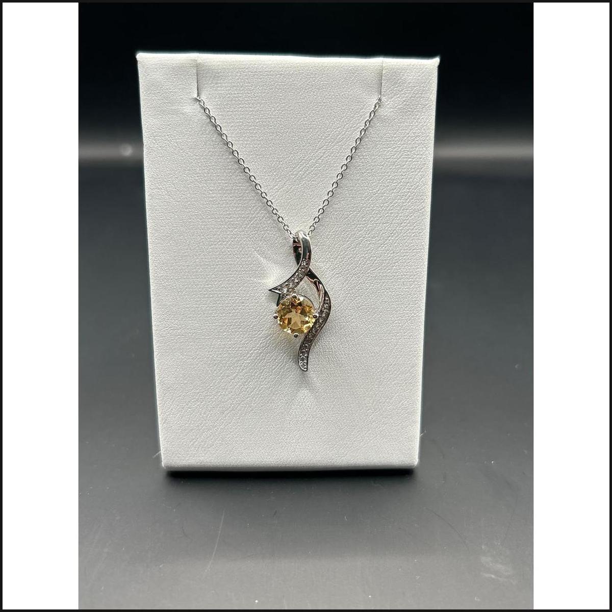 Sterling Silver Necklace – 2.08 Carats-Necklace-That Guy's Secret