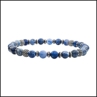 Stone Bracelet 6 MM BLU SODALITE BDS7.5-bracelet-That Guy's Secret