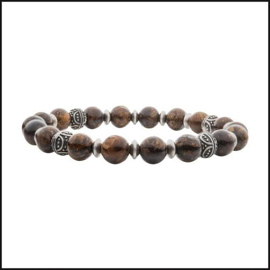 Stone Bracelet 8.5 MM BraceletONZE STONE BDS7-bracelet-That Guy's Secret
