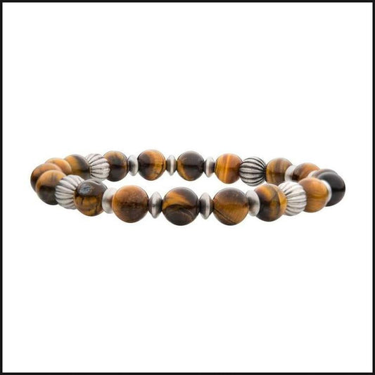 Stone Bracelet 8.5 MM TitaniumGEarringsEYE BDS 7.5-bracelet-That Guy's Secret