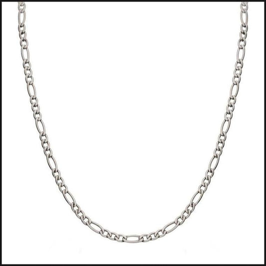 Titanium Figaro Chain 4.7 MM X 22 Inches-bracelet-That Guy's Secret