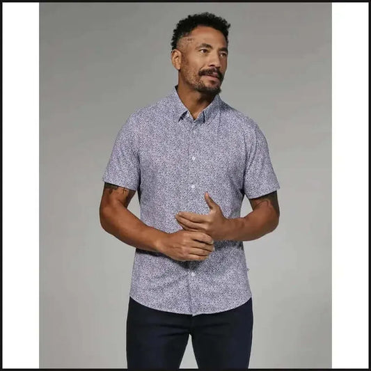 Tropez Short Sleeve Button Down-Short Sleeve Button Down-That Guy's Secret