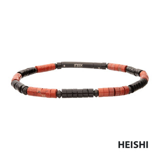Inferno Heishi Bead Bracelet