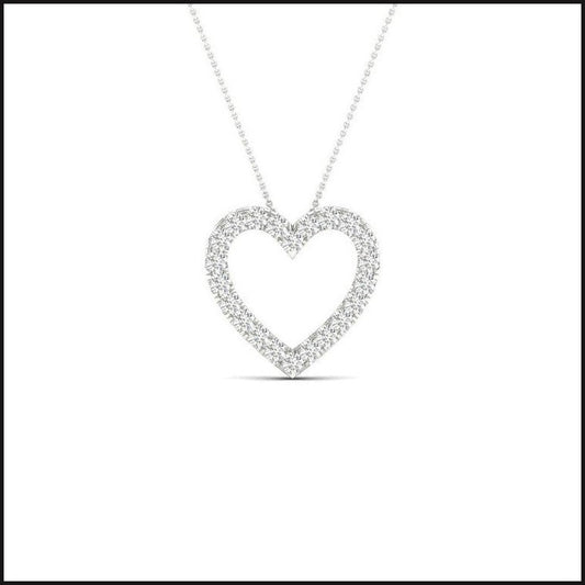 1 CTW Diamond Heart Pendant - That Guy's Secret