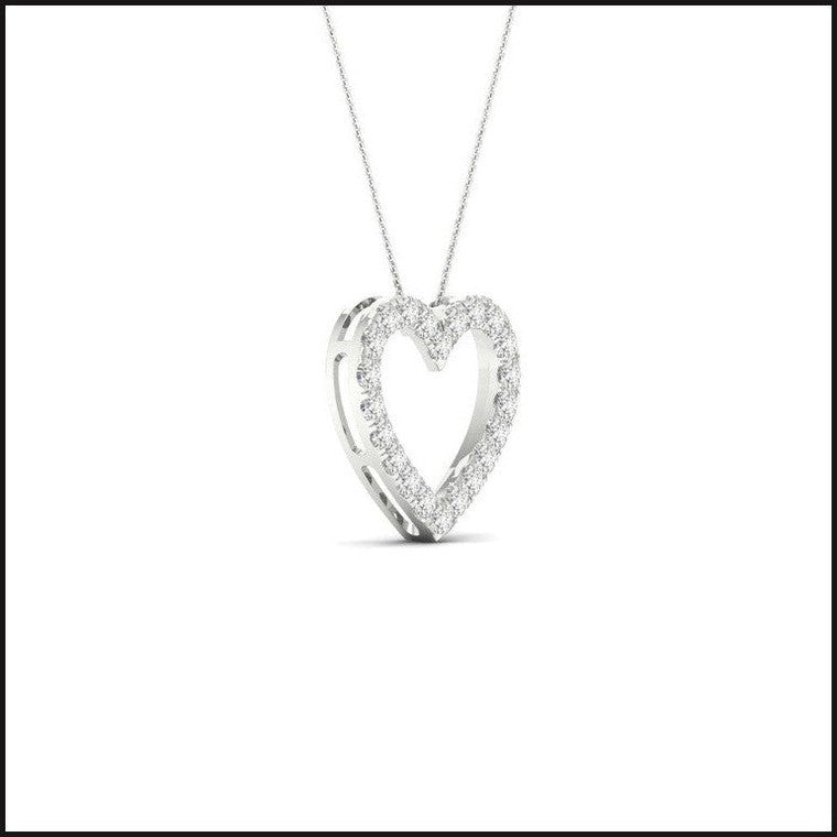 1 CTW Diamond Heart Pendant - That Guy's Secret