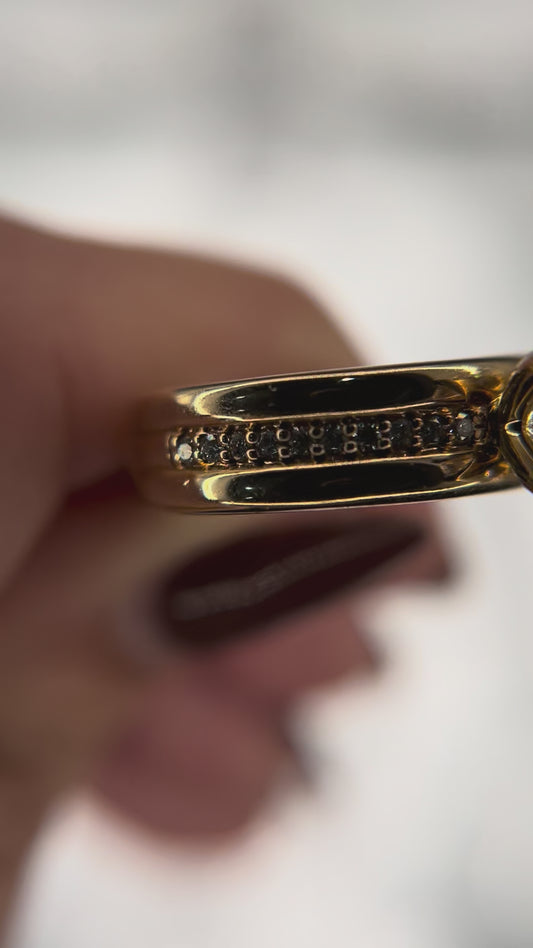 14K White Gold Diamond 1/6 ctw Semi Mount For 1 ctw Oval Center