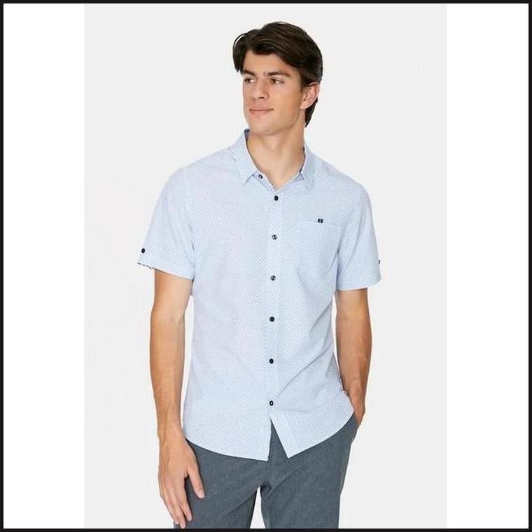 7Diamonds Short Sleeve Button Down Shirt-Short Sleeve Button Down-That Guy's Secret