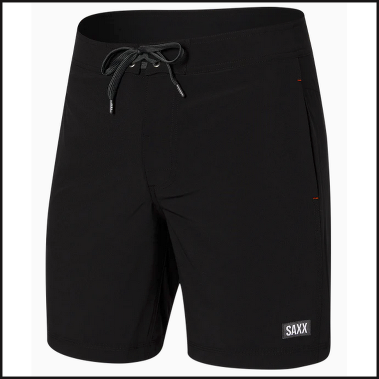 Betawave Boardshort Swim Shorts 17" / Black-Swimwear-That Guy's Secret