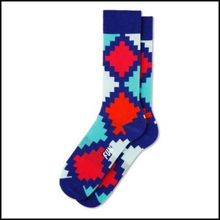 Bright Combo Geo Shaped Fun Socks - That Guy's Secret