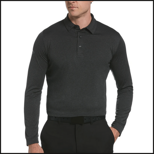 Callaway Mens Swing Tech™ Essential Long Sleeve Polo - That Guy's Secret