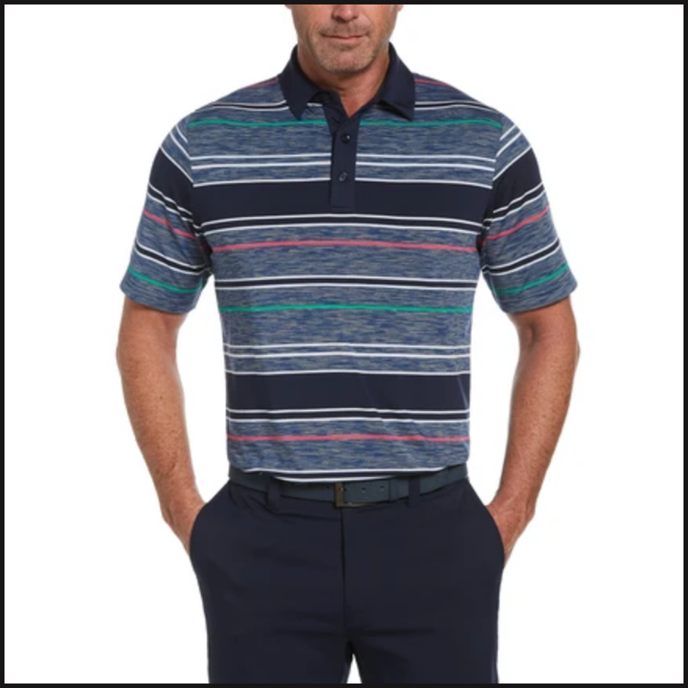 Callaway Striped Polo-Polo Shirt-That Guy's Secret